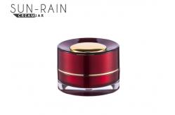China PMMA Red cream jar custom empty container jars PP inner bottle SR-2368 supplier