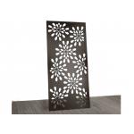 5mm Laser Cut Decorative Panels / Privacy Screens Electroplating for sale