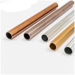 Champagne Anodized Aluminium Tube Decoration T8 Normal Length 6m for sale