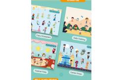 China Educational Magic Reusable Sticker Book For Toddlers Intellectual Development supplier