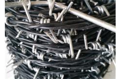 China SGS Galvanized Binding Wire For Security Fence / PVC Coated Barded Wire supplier