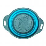 BPA Free Food Grade Silicone Sink Strainer Eco - Friendly With Handle Steam Basket for sale
