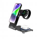 Multipurpose Cool Electronic Gifts Foldable Wireless Charger Holder Multiple Devices for sale
