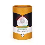 Printing Clear Plastic Skin Care Paper Composite Cans Plastic Cylinder Jar for sale