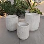 Lightweight Fiber Clay Planter For Both Indoor And Outdoor Home Garden Decor for sale