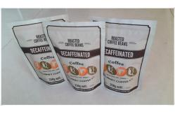 China Stand Up Plastic Pouches Packaging Zip For 250 Gram Roasted Coffee Bean supplier