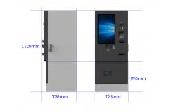 China Waterproof  Automatic Parking Ticket Credit Card Cash Coin Self Payment Machine Kiosk supplier