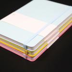 Elastic Band Closure PU Leather Notebook , Premium Paper A5 Dotted Notebook