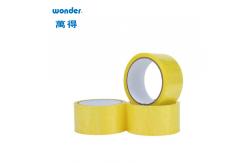 China Bonding Solvent Based Adhesive Tape , Clear Packaging Tape 18mm Width supplier