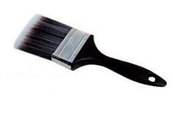 China Wood Handle Cleaning House Paint Brushes Double Boiled Polyester Bristle Paint Brush supplier