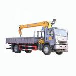 Sinotruk  Haoman  4*2 Mechanized Lorry  With 8 Tons Crane  Dumper Truck With Hoist     Lifting Truck for sale