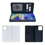 Double Sided Sublimation Flip Pu Leather Phone Cases For Iphone 15 16 14 13 for sale