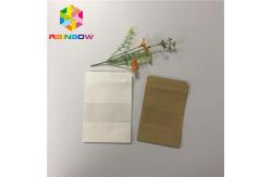 China Rectangle Round Window Customized Paper Bags 50-200 Microns Thickness For Packaging supplier