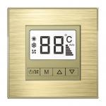 Aluminum / Glass Home Smart Thermostat , Modbus Hotel Room Thermostat for sale