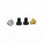 Painted Zinc CD Pattern Screw Wheel Hub Stainless Steel Hexagonal Decorative Nail Screw for sale