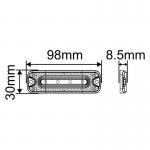 12V - 24V LED Strobe Warning Lights IP67 Strobe Light For Vehicle