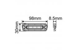 China 12V - 24V LED Strobe Warning Lights IP67 Strobe Light For Vehicle supplier