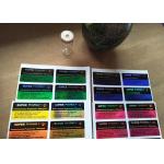 Hologram Laser Label Stickers With Printing For Super Pharma Glass Bottle Vial for sale