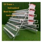 China 3 Tiers Hot Galvanized Layer Chicken Cage Type A for sale