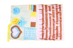 China Interactive Dog Foraging Mat Silicone M L Size Non Automatic supplier