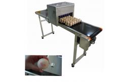 China Remote Control Eggs Code Printing Machine With Full Plate Spray Printing Way supplier