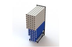 China 75 Roller Floor Standing Rack With 5 Columns Upright Pole supplier
