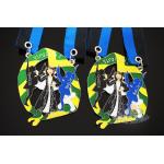 Carnival Custom Made Medals , Silver Plating Custom Metal Medallions
