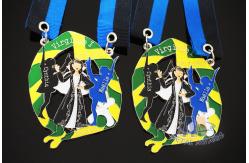 China Carnival Custom Made Medals , Silver Plating Custom Metal Medallions supplier