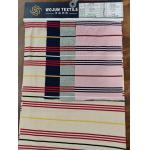 Breathable And Durble Sweat-Absorbent Striped Knit Fabric For Polo Shirt for sale