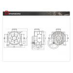 Load 450 KG Gearless Traction Machine Less Lift Constant Torque