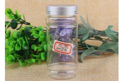 China Customized Small Capacity Clear Plastic Cylinder Package Bottle With Screwcap supplier