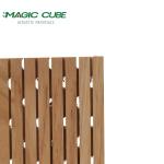 Normal MDF Core Tongue and Groove Wooden Grooved Acoustic Panel for Sound Absorption for sale