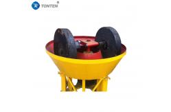 China Gold Grinding Machine Model 1200B Gold Mine Wet Pan Mill in Sudan supplier