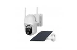 China Battery Power 4G Wifi Solar PTZ Camera Outdoor Solar P2P Wireless Camera supplier
