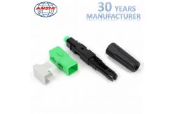 China Single Mode FTTH SC APC Optical Fiber Adapter supplier