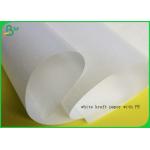 Food Grade PE Coated White Kraft Paper For Packing Bread Or Hot Fast Food for sale