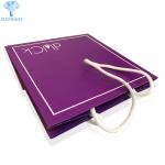 Luxury Hot Stamping Kraft Paper Gift Bags With Handles PMS Printing for sale