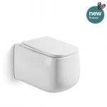 Bathroom Wall Hung Ceramic Sanitary Toilet With UF Toilet Seat for sale