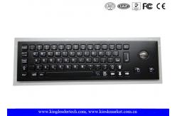 China Compact USB Industrial Computer Keyboard with Optical Trackball and Korean Layout supplier