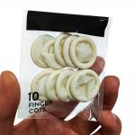 10pc Latex Finger Cots Natural Latex Disposable Finger Sleeve For Industrial Use for sale
