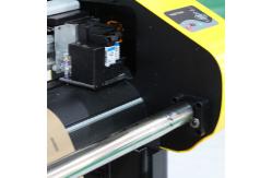 China double cartridges Vertical Inkjet Cutting Printing Plotter with usb2.0 interface supplier