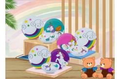 China Kid Unicon Printed 12 Pcs 100% Melamine Dinnerware Set supplier