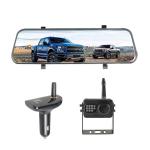 10 Wireless Mirror Dash Cam RV Rear View Camera System AHD 1080P Car Charger Receiver for sale