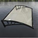 Weather Resistant Polycarbonate Window Awning with Plastic or Aluminum Awning Bracket for sale
