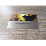 CR80 Stainless Steel Metal Business Cards Gold Silver Matte Black Brush for sale