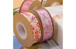 China Polyester Gift Packing Ribbon Custom Print Satin Ribbon for Eco-Friendly Bouquet supplier