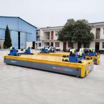 Roll Transport Trackless Transfer Trolley Automatic Charging 10 Ton for sale