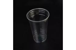 China 16 20oz Custom Printed Compostable Biodegradable PLA Cups Clear Disposable Plastic Cup supplier