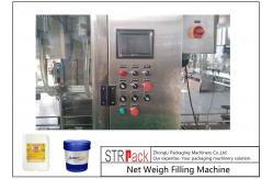China Net Weight 3KW Automatic Liquid Filling Machine 350B / H Drum Gallons supplier