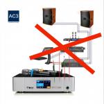 2U 250W Professional Stereo Digital Echo Karaoke Mixer Power Amplifier for sale